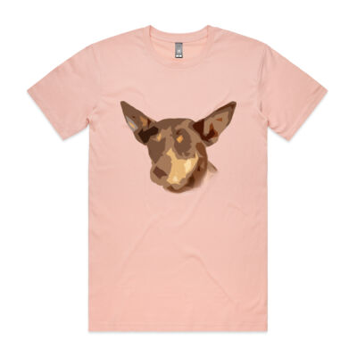 Red and Tan Kelpie T-Shirt Front Print Thumbnail